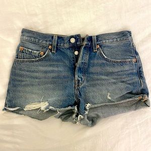 Levi 501 Original denim shorts